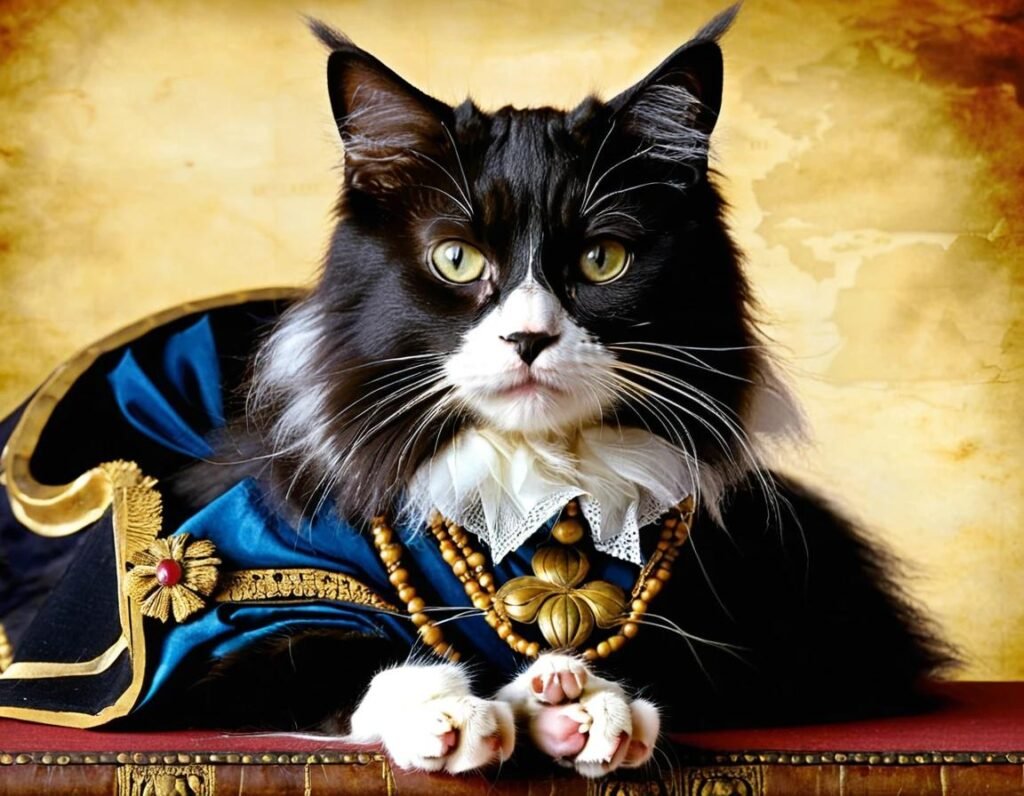 Famous cats, historical cats, heroic felines, feline legends, cat celebrities, inspiring cats, revolutionary cats, powerful paws, world-changing cats, legendary felines, famous mousers, iconic pets, extraordinary cats, cats in history, feline influence.