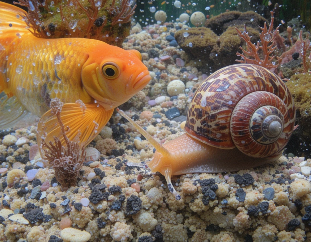 Goldfish and Aquarium Snails: The Odd Couple of Your Tank