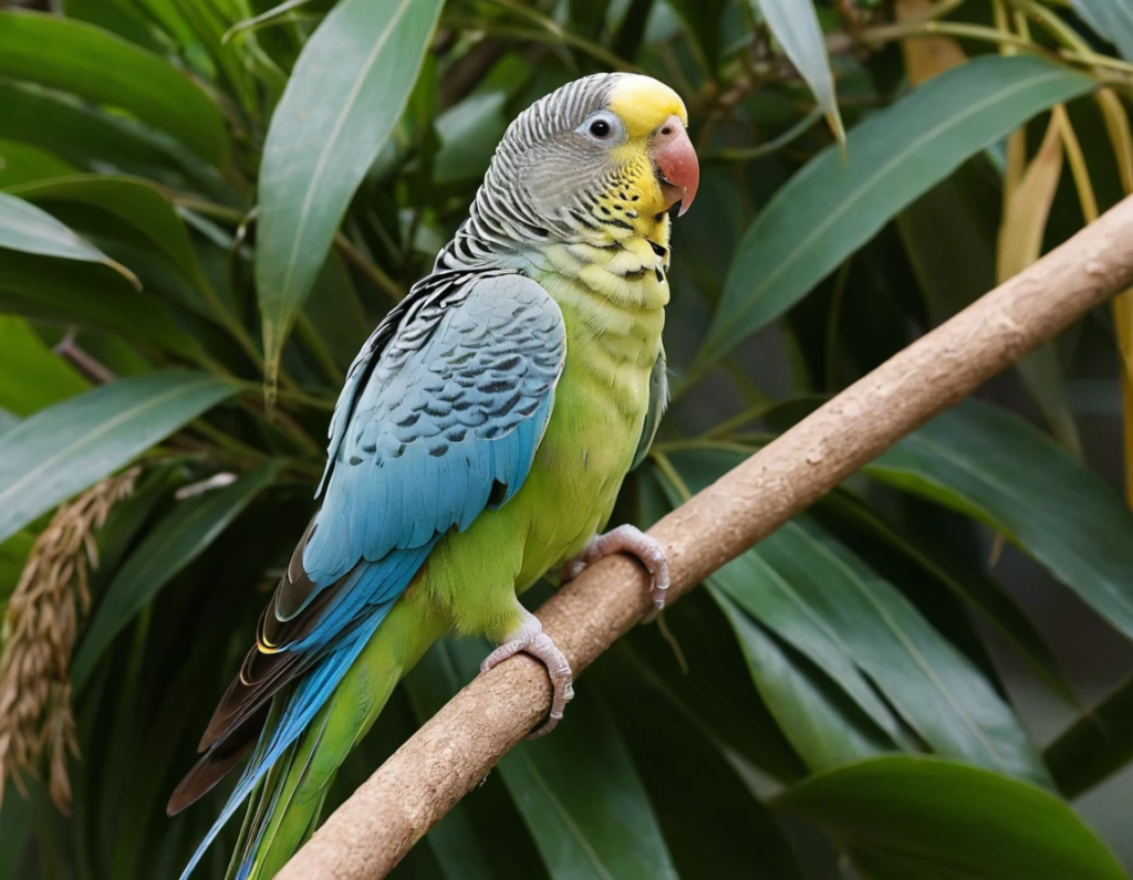 Parakeet types: Budgerigar, Indian Ringneck, Alexandrine, Monk Parakeet, Bourke’s Parakeet, Grass Parakeet, Plum-headed Parakeet, Moustached Parakeet, Blue-crowned Parakeet, Crimson Rosella, Eastern Rosella, Regent Parakeet, Derbyan Parakeet, Quaker Parakeet.