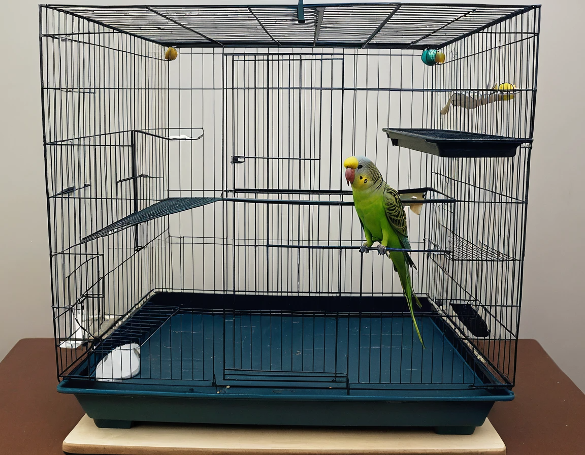 Stunning Powder Coated Argentine Parakeet Cage Size image