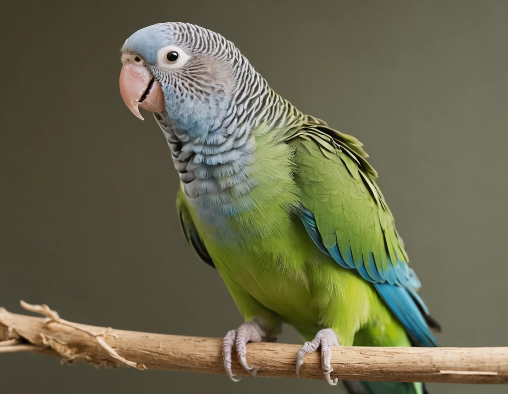 Parakeet feather plucking