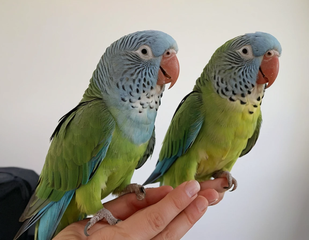 Parakeet nail trimming