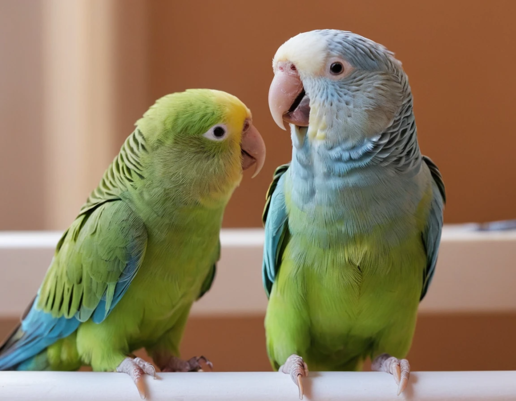 Parakeet nail trimming