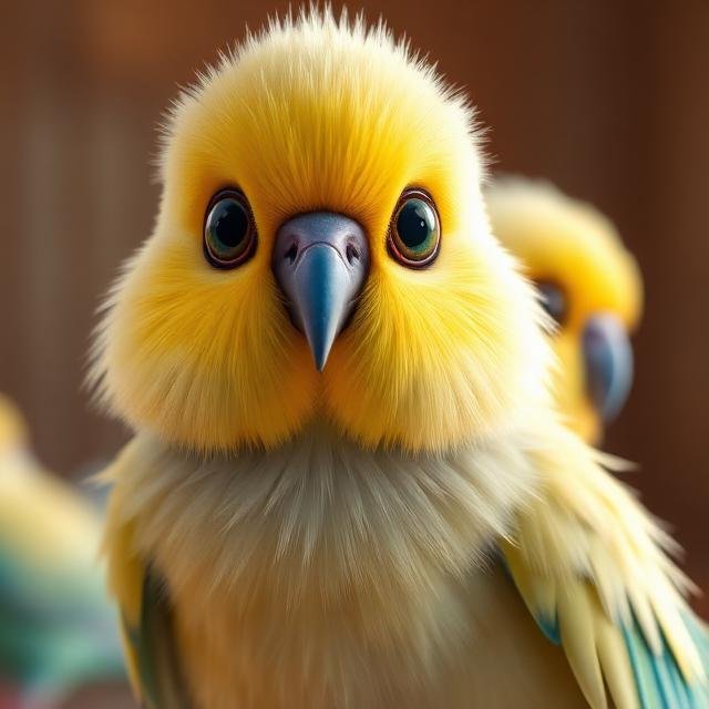 A natural wood parakeet perch inside a cage.