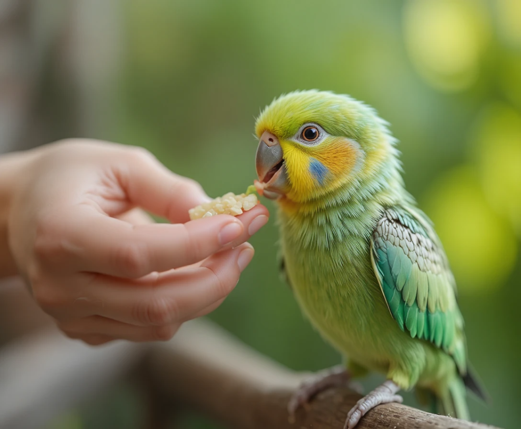 Parakeet chick care
