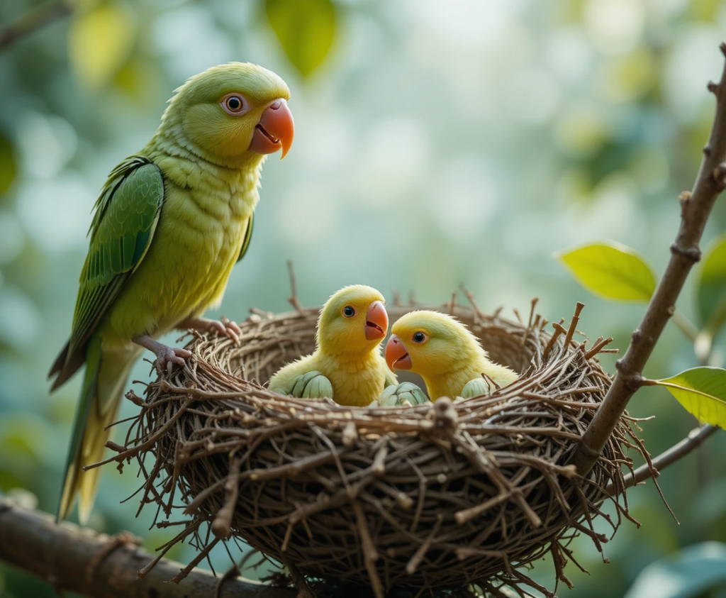 Parakeet chick care