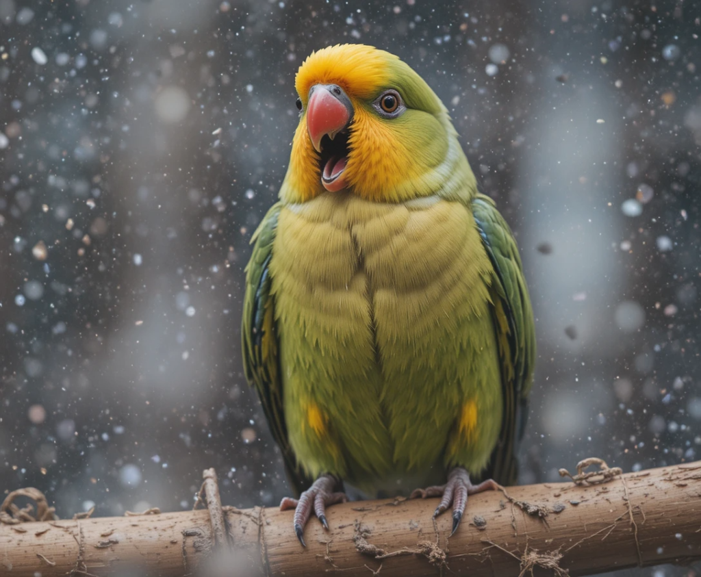 Parakeets noice level